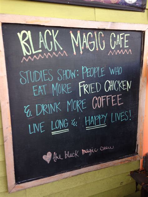 Cafe in Charleston specializing in black magic